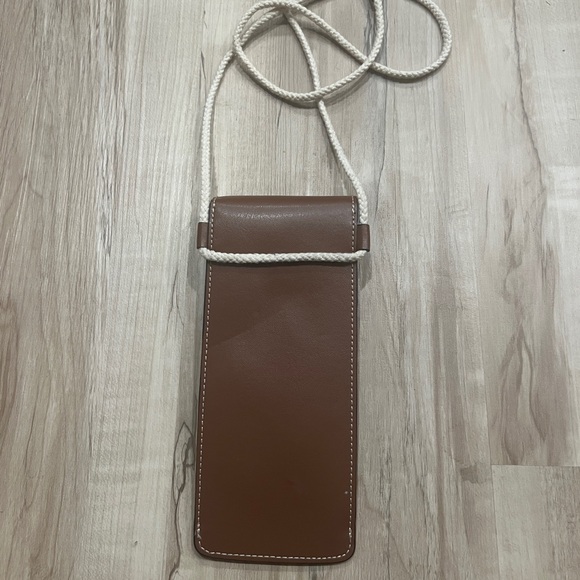 Celine Leather Phone Sunglass Pouch Crossbody Strap - Picture 3 of 9